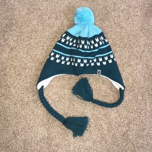 NWOT North face girls earflap beanie